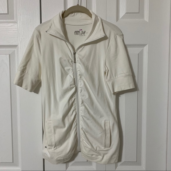 2/$30 short sleeved zip up cardigan - Picture 1 of 3